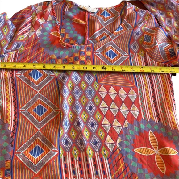 Altar’d State Geometric Designed Colorful Top - Picture 12 of 13